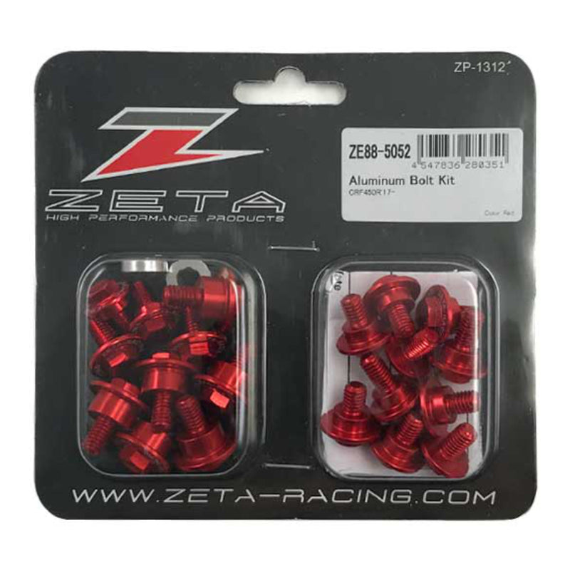 Load image into Gallery viewer, Zeta Aluminum Bolt Set for Plastics CRF250R '18-, CRF450R '17-