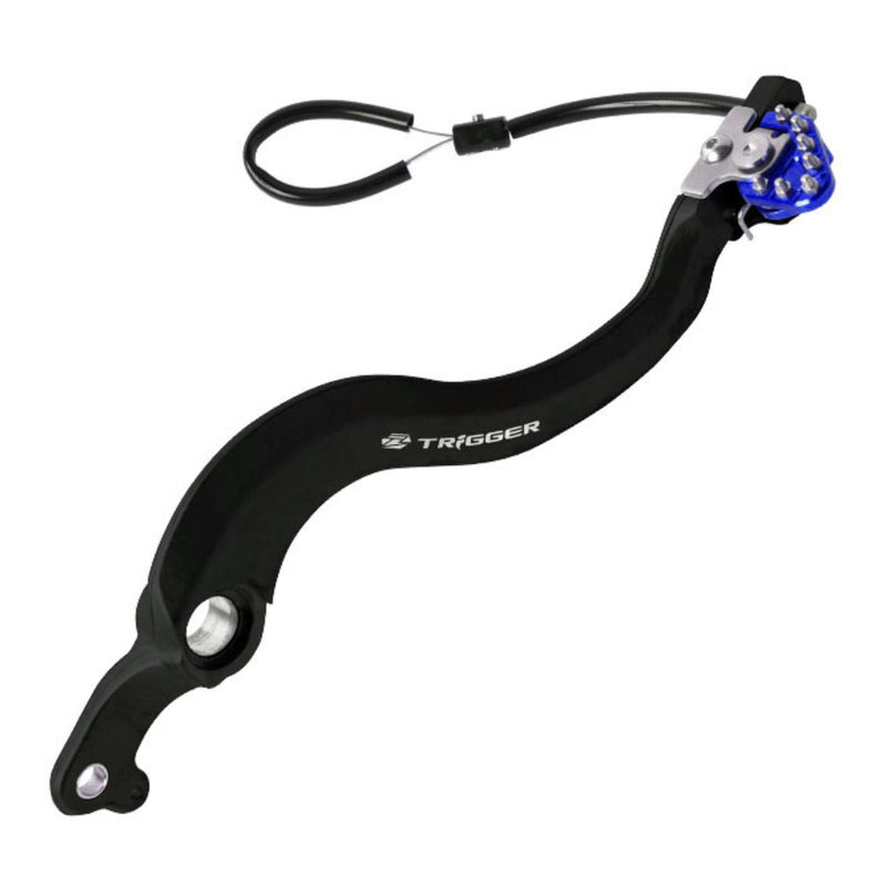 Load image into Gallery viewer, Zeta Trigger Brake Pedal Yamaha YZ125/250/250X Blue
