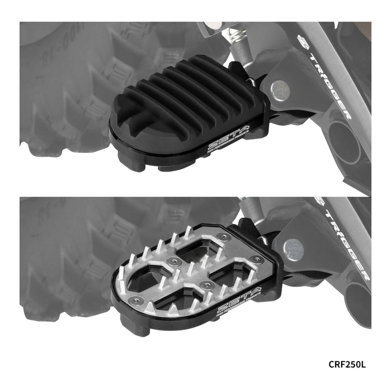 Load image into Gallery viewer, Zeta Adventure Foot Pegs CRF250L/Rally '12- CRF1000L/1100L '