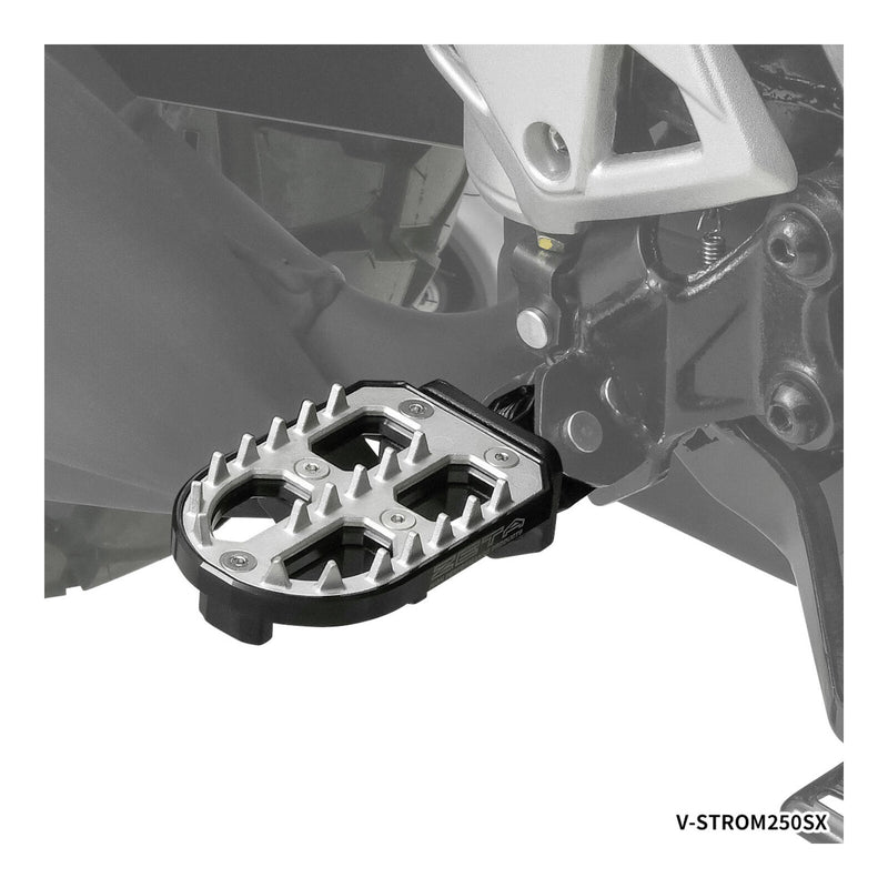 Load image into Gallery viewer, Zeta Adventure Foot Pegs V-Strom – Black