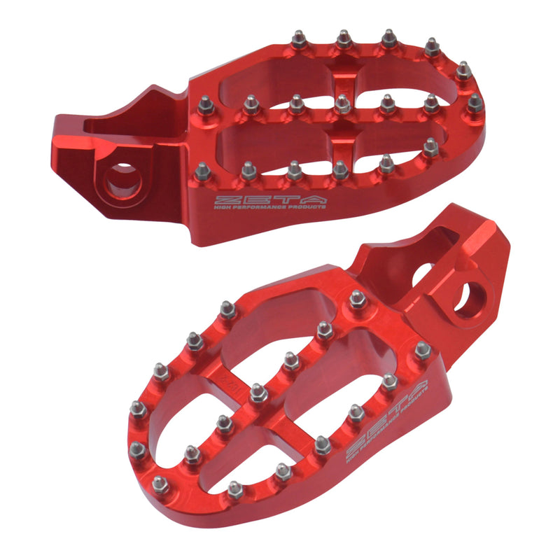 Load image into Gallery viewer, Zeta Aluminium Footpegs GasGas MC/EC - Red