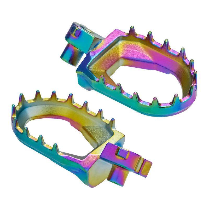 Load image into Gallery viewer, Zeta Max Foot Pegs 2-Stroke Yamaha YZ - Oil Slick