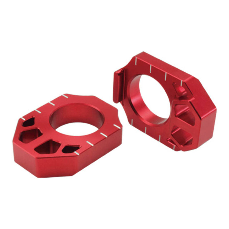 Load image into Gallery viewer, Zeta Rear Axle Block Honda CR '02-, CRF/X '02- Red