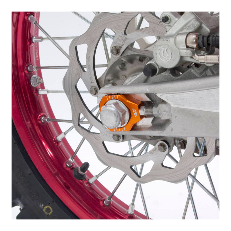 Load image into Gallery viewer, Zeta Rear Axle Block KTM SX/SXF- '12, 85SX,EXC Orange