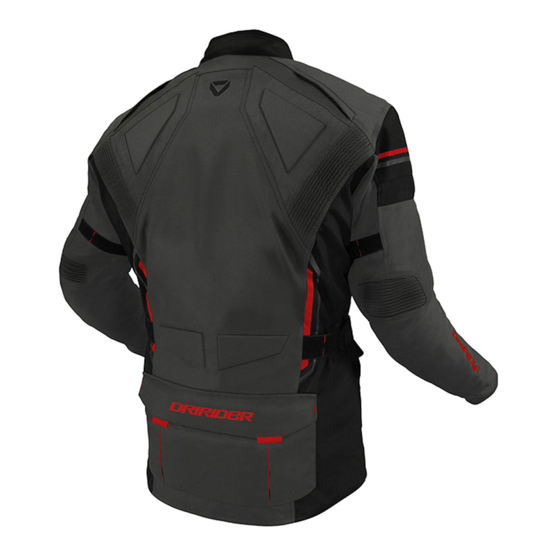 Load image into Gallery viewer, Dririder Compass 4 Men's Jacket - Grey / Red (L)