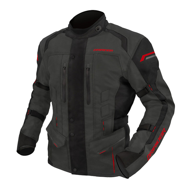 Load image into Gallery viewer, Dririder Compass 4 Men's Jacket - Grey / Red (L)