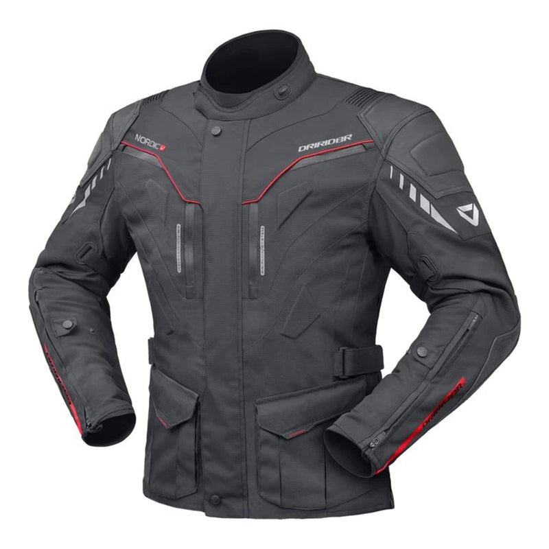 Load image into Gallery viewer, Dririder Nordic V Sports Touring Jacket - Black