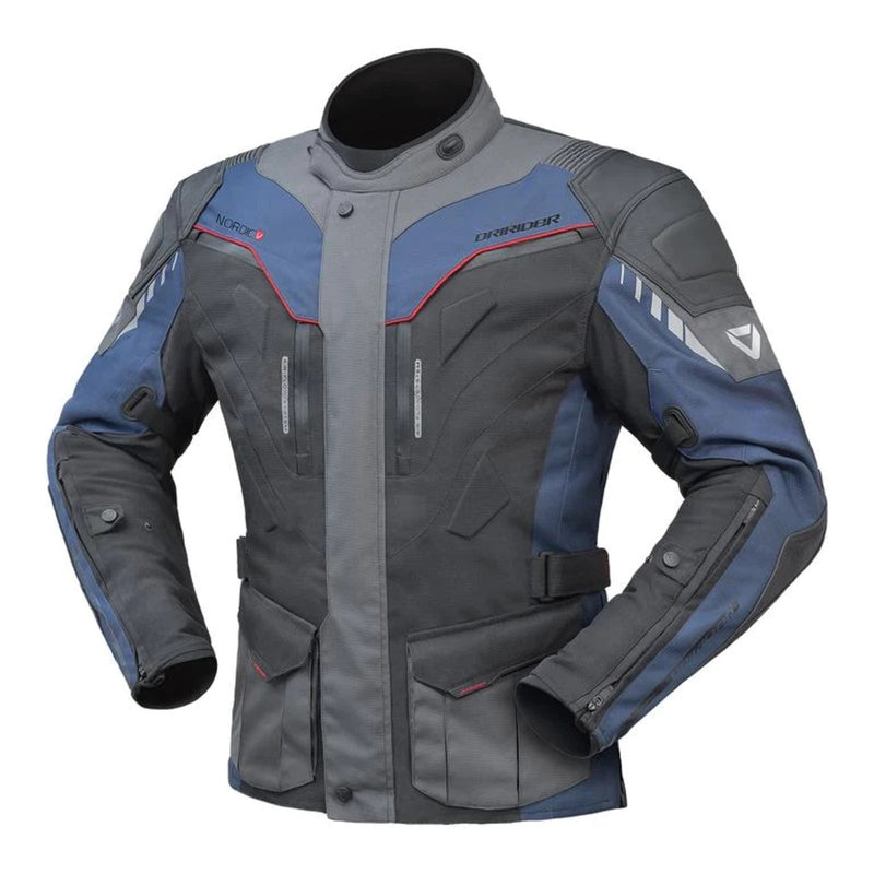 Load image into Gallery viewer, Dririder Nordic V Sports Touring Jacket - Navy / Grey