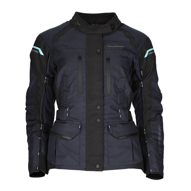 Load image into Gallery viewer, Dririder Compass 4 Ladies' Jacket - Navy / Sky Blue