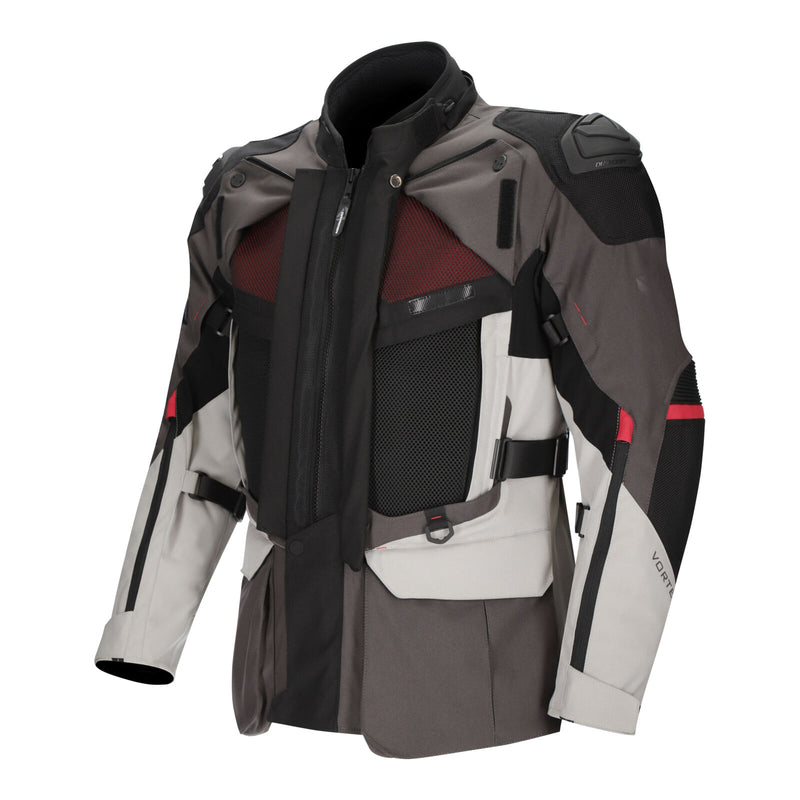 Load image into Gallery viewer, Dririder Vortex ADV 3 Men's Jacket - Grey / Black