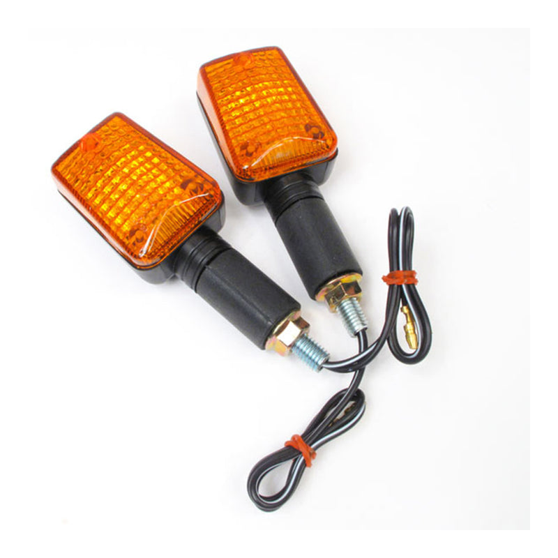 Load image into Gallery viewer, Whites Flasher Universal Long Mount 12V-21W - Black (Pair)