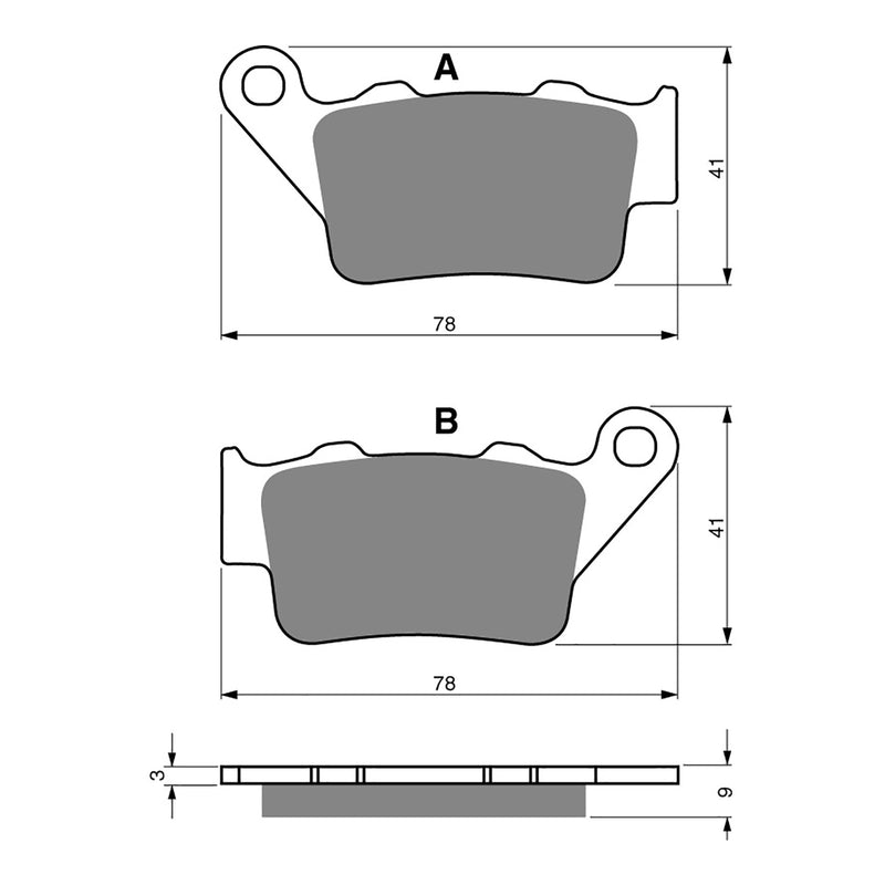 Load image into Gallery viewer, GOLDfren Brake Pads - K5 Off-Road Racing