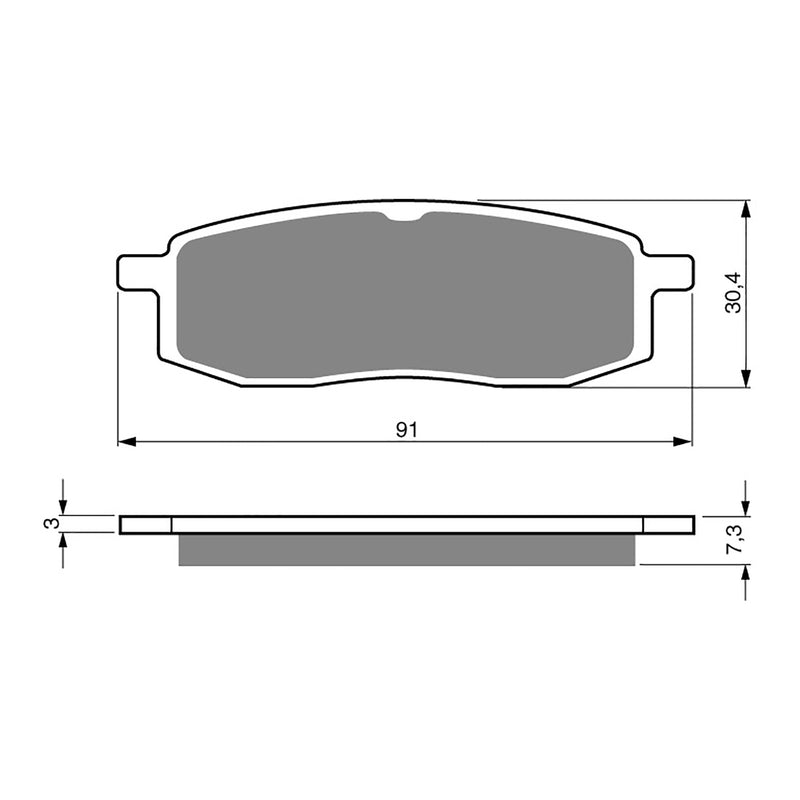 Load image into Gallery viewer, GOLDfren Brake Pads - K5 Off-Road Racing