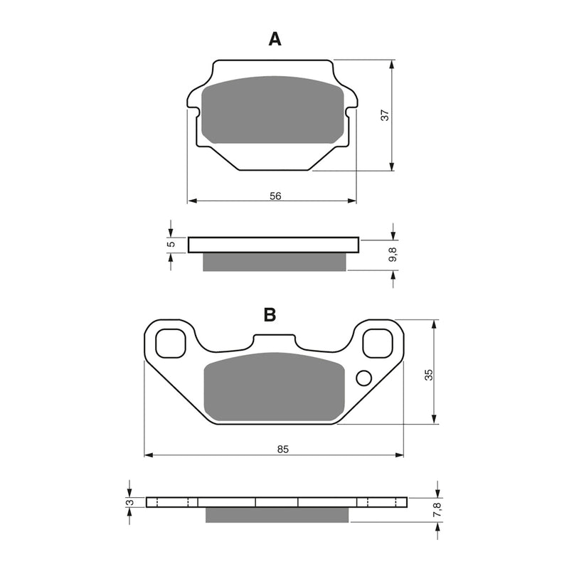 Load image into Gallery viewer, GOLDfren Brake Pads - K5 Off-Road Racing