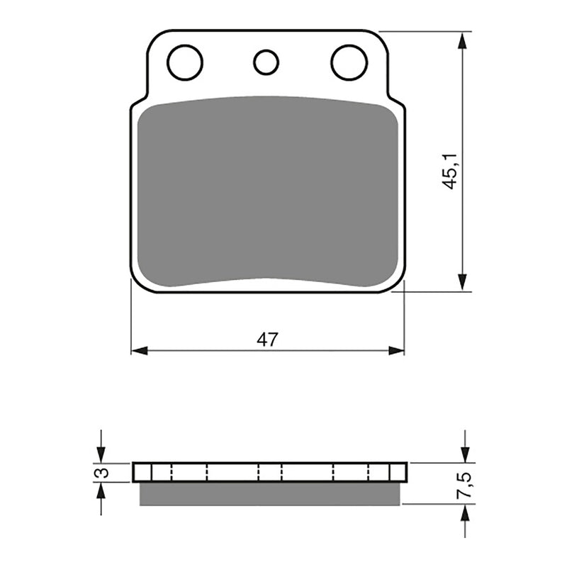 Load image into Gallery viewer, GOLDfren Brake Pads - K5 Off-Road Racing