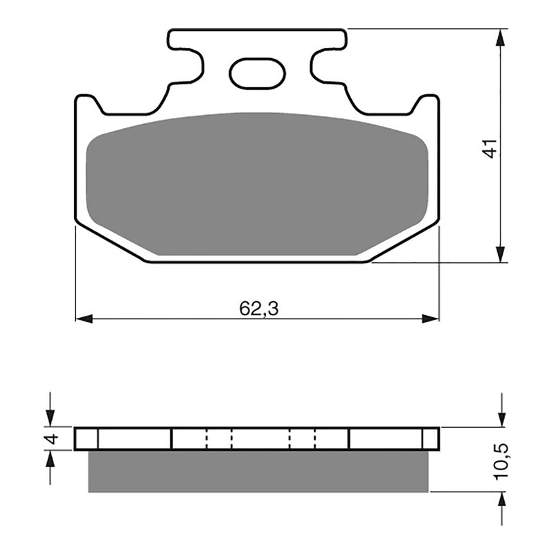 Load image into Gallery viewer, GOLDfren Brake Pads - K5 Off-Road Racing