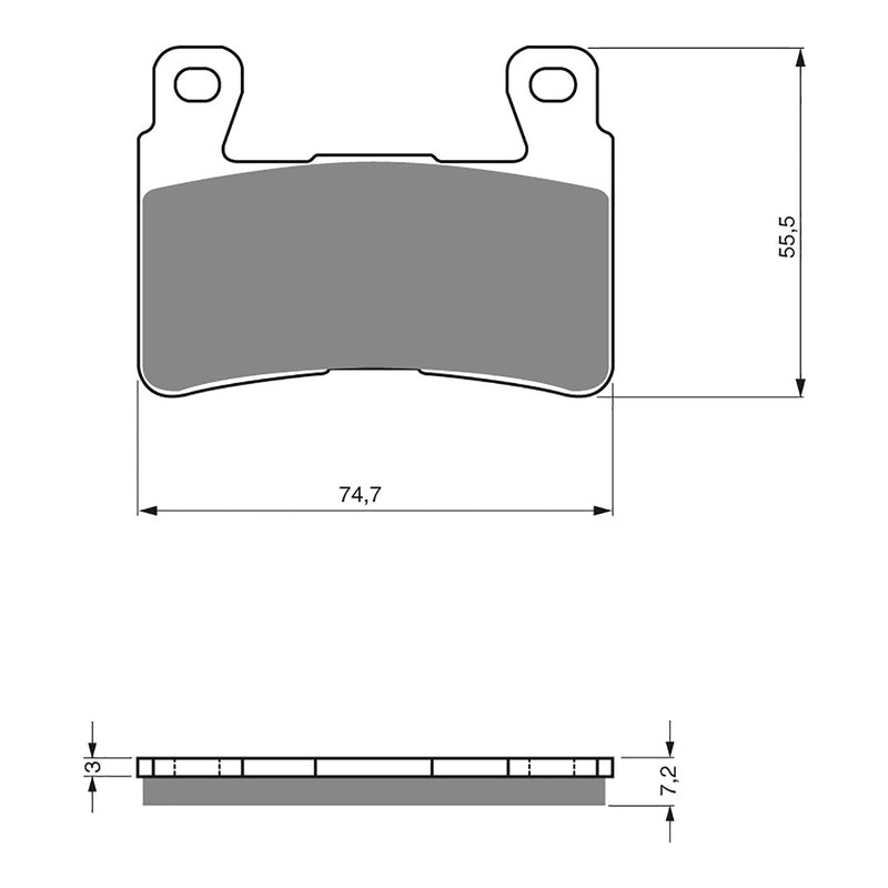 Load image into Gallery viewer, GOLDfren Brake Pads - K5 Off-Road Racing