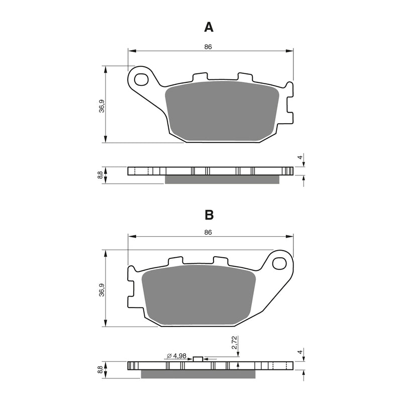 Load image into Gallery viewer, GOLDfren Brake Pads - S3 Sintered Sports