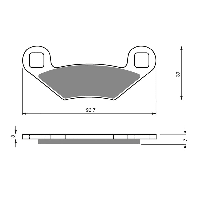 Load image into Gallery viewer, GOLDfren Brake Pads - K5 Off-Road Racing