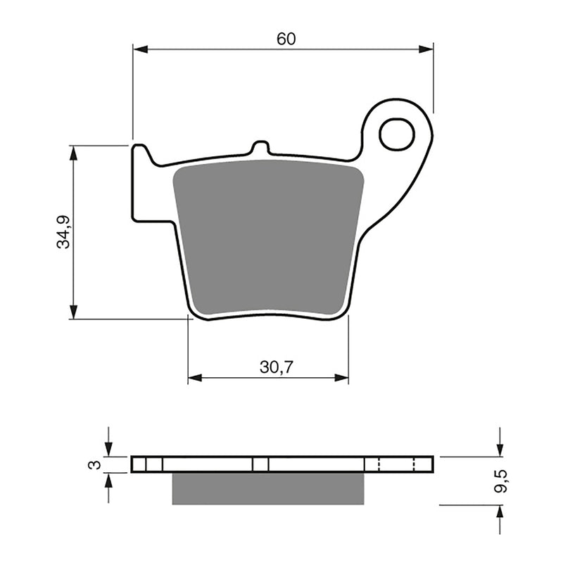 Load image into Gallery viewer, GOLDfren Brake Pads - K5 Off-Road Racing