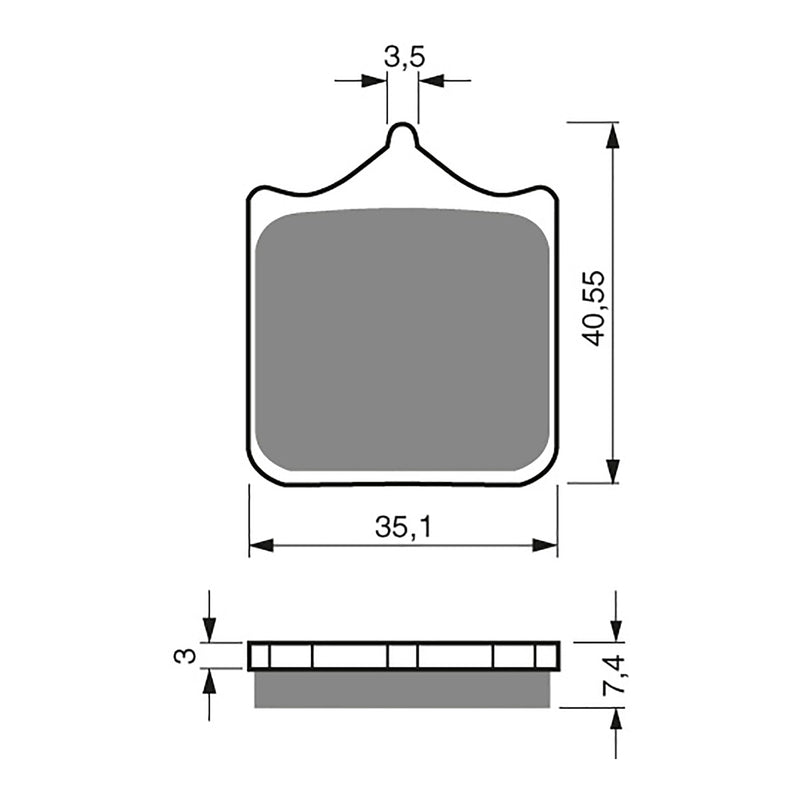 Load image into Gallery viewer, GOLDfren Brake Pads - S3 Sintered Sports