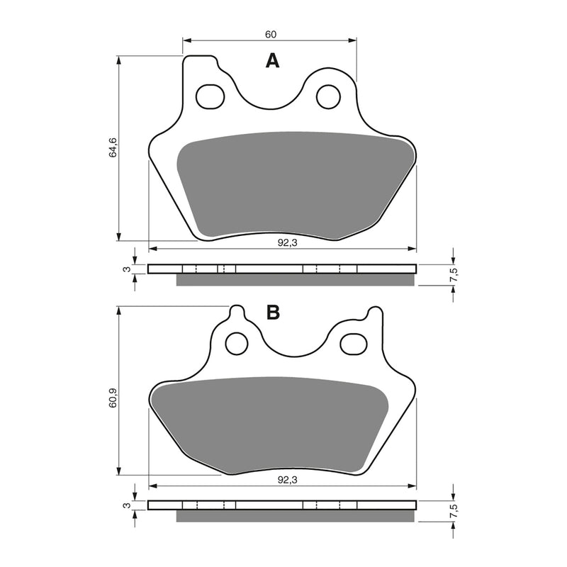 Load image into Gallery viewer, GOLDfren Brake Pads - S3 Sintered Sports