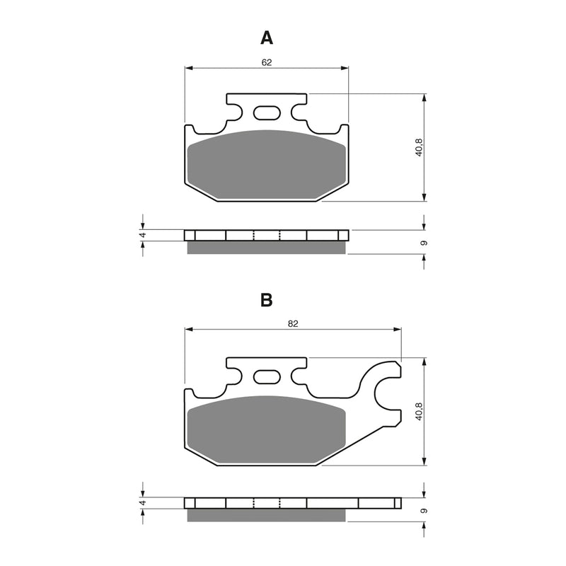 Load image into Gallery viewer, GOLDfren Brake Pads - K5 Off-Road Racing