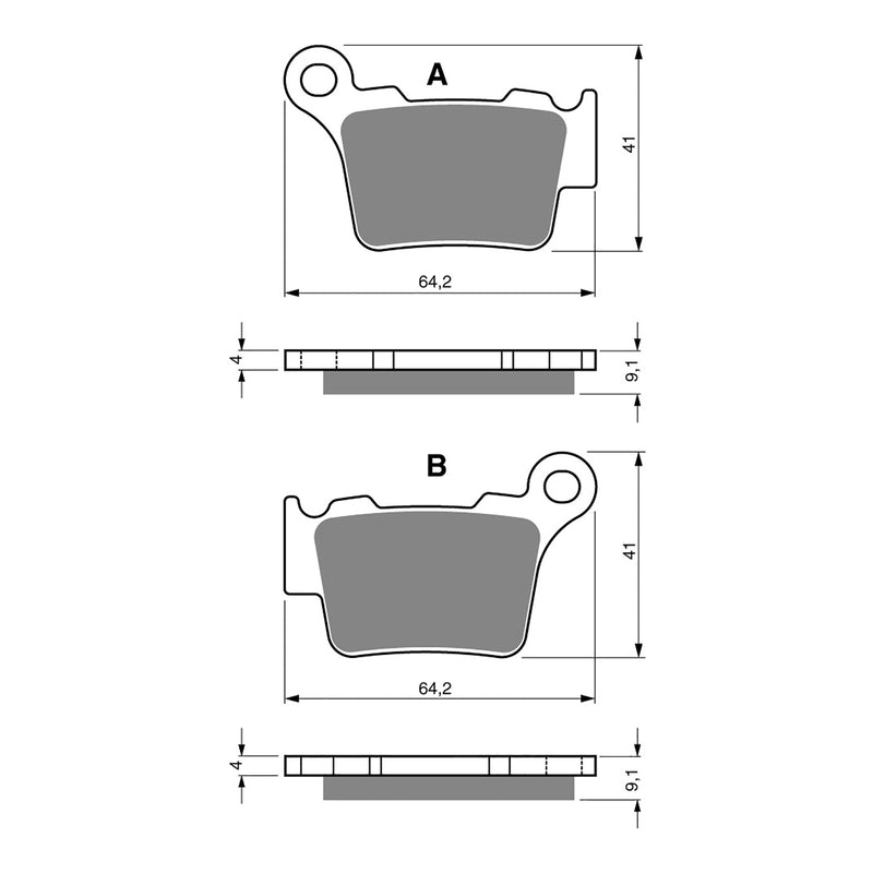 Load image into Gallery viewer, GOLDfren Brake Pads - K5 Off-Road Racing