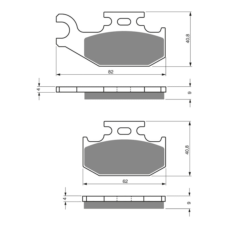 Load image into Gallery viewer, GOLDfren Brake Pads - K5 Off-Road Racing
