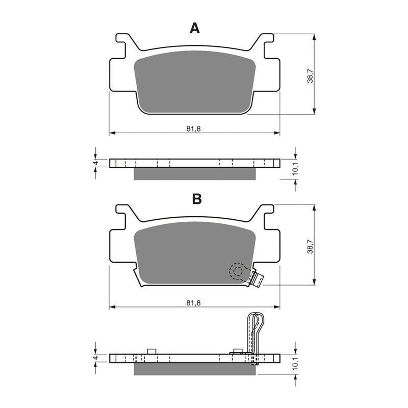 Load image into Gallery viewer, GOLDfren Brake Pads - K5 Off-Road Racing