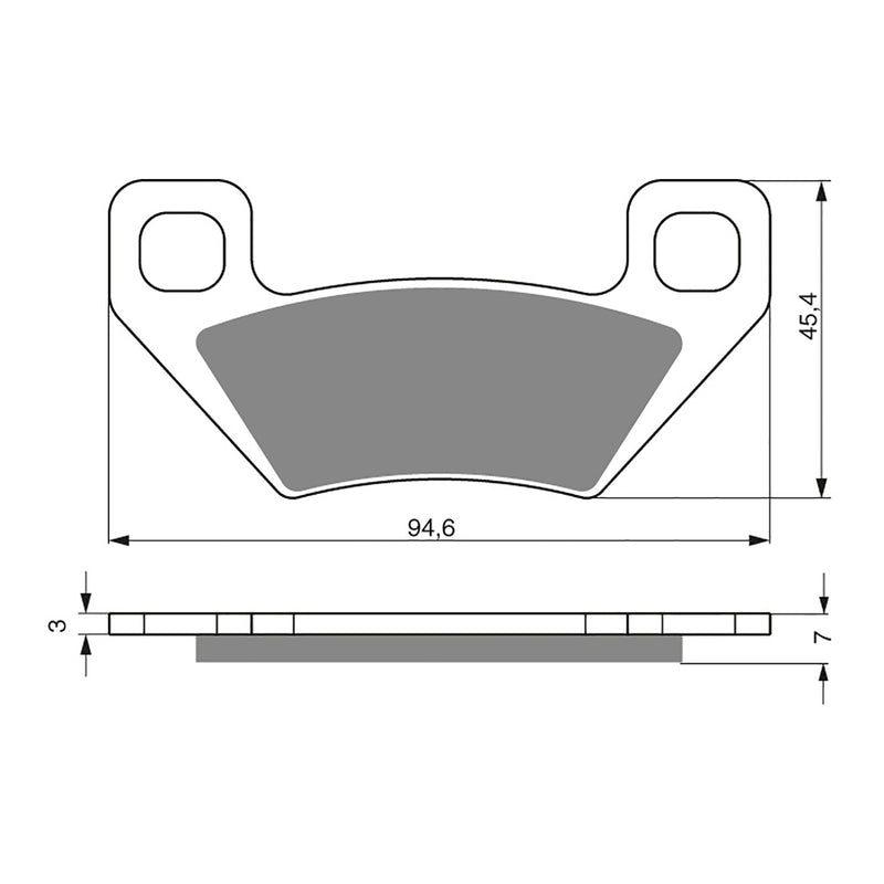 Load image into Gallery viewer, GOLDfren Brake Pads - K5 Off-Road Racing