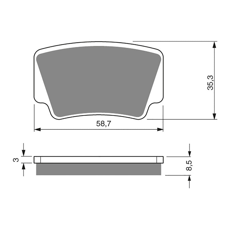 Load image into Gallery viewer, GOLDfren Brake Pads - K5 Off-Road Racing