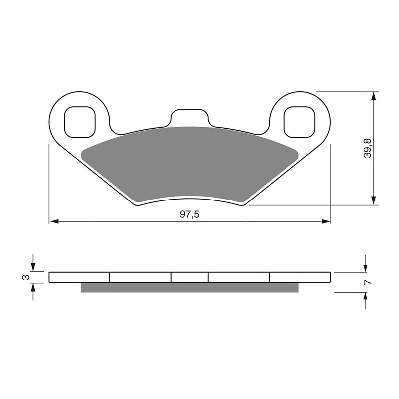 Load image into Gallery viewer, GOLDfren Brake Pads - K5 Off-Road Racing