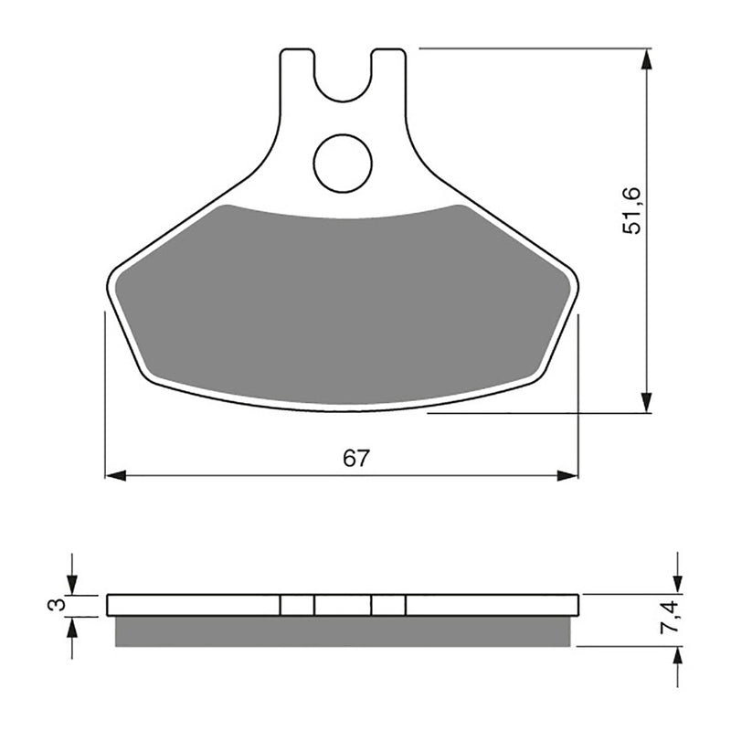 Load image into Gallery viewer, GOLDfren Brake Pads - K5 Off-Road Racing