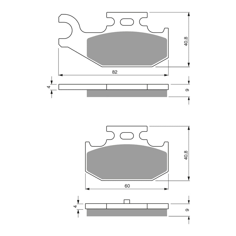 Load image into Gallery viewer, GOLDfren Brake Pads - K5 Off-Road Racing