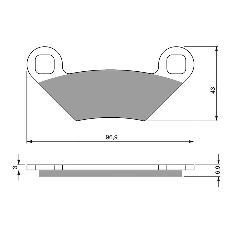 Load image into Gallery viewer, GOLDfren Brake Pads - K5 Off-Road Racing