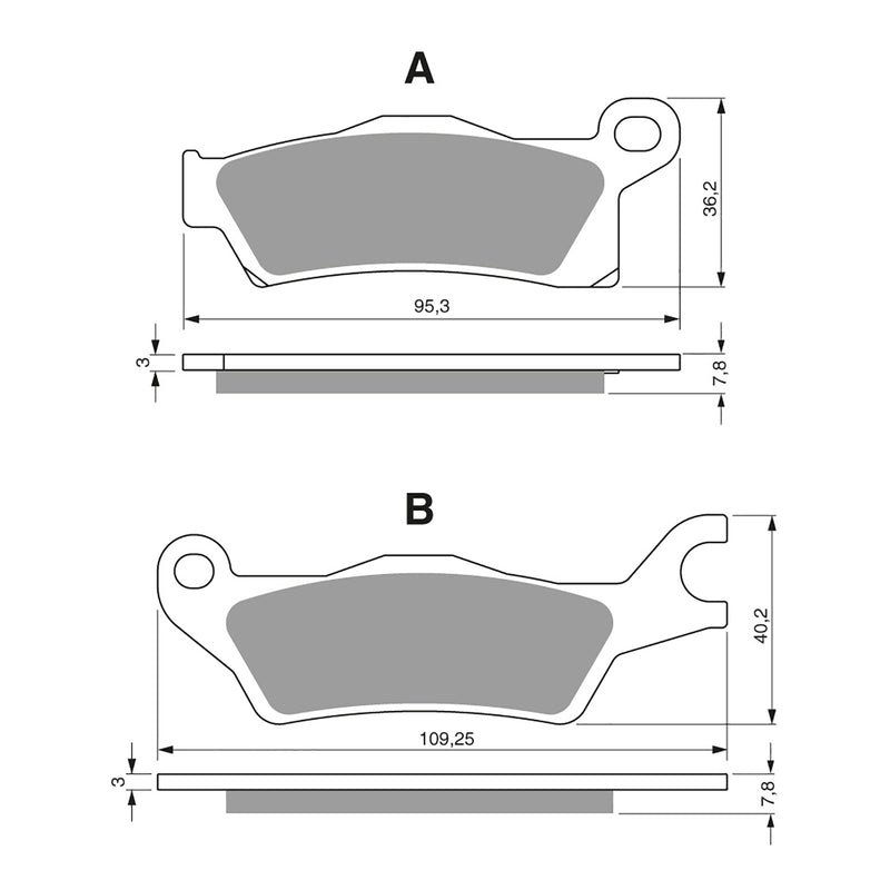 Load image into Gallery viewer, GOLDfren Brake Pads - K5 Off-Road Racing