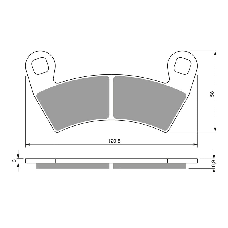 Load image into Gallery viewer, GOLDfren Brake Pads - K5 Off-Road Racing