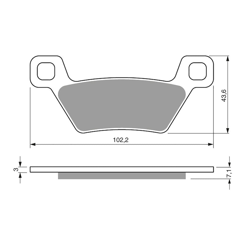 Load image into Gallery viewer, GOLDfren Brake Pads - K5 Off-Road Racing