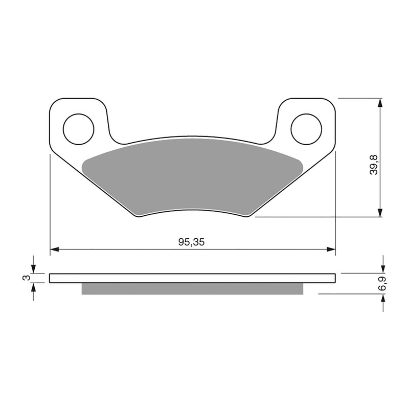 Load image into Gallery viewer, GOLDfren Brake Pads - K5 Off-Road Racing