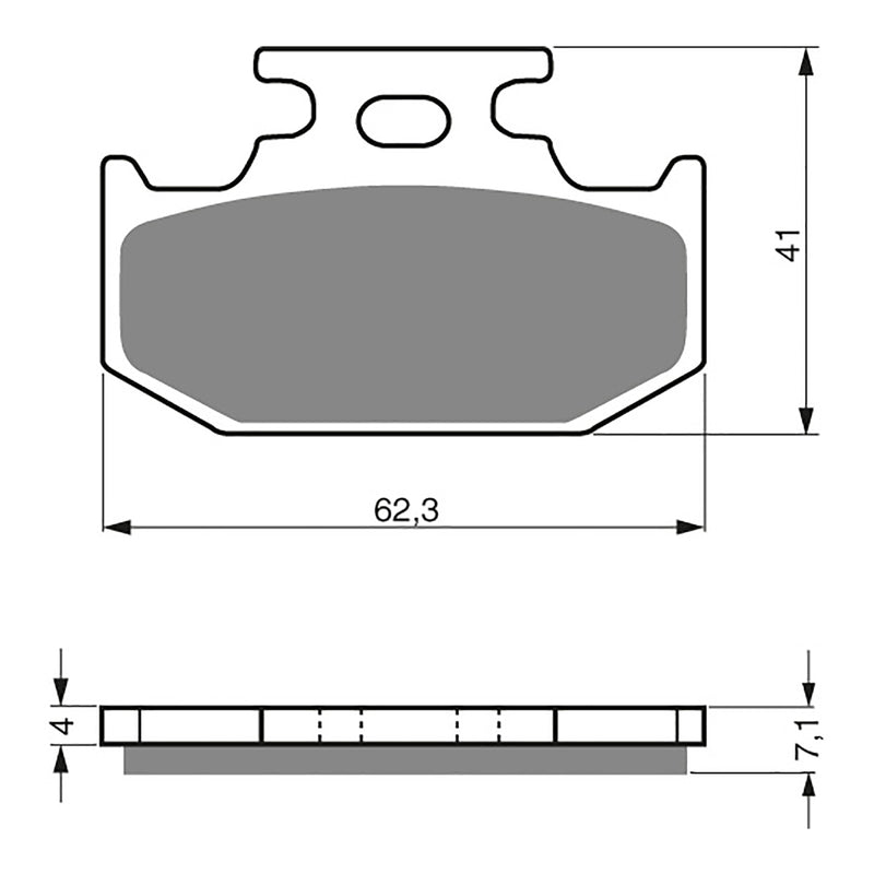 Load image into Gallery viewer, GOLDfren Brake Pads - K5 Off-Road Racing