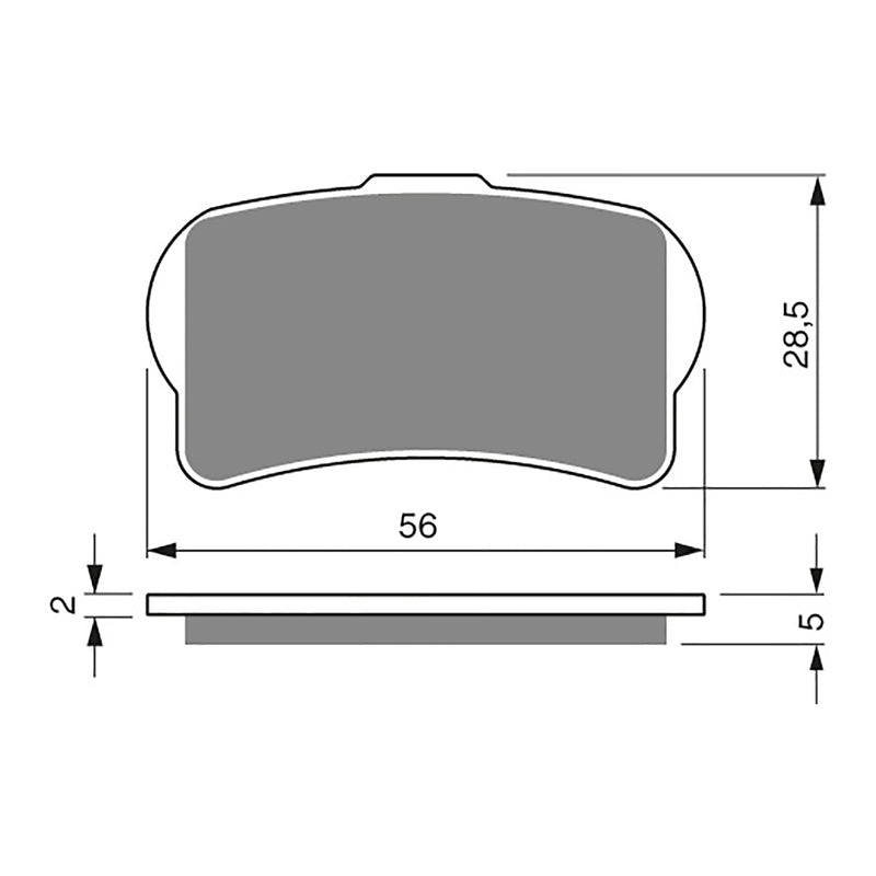 Load image into Gallery viewer, GOLDfren Brake Pads - K5 Off-Road Racing