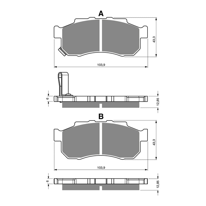 Load image into Gallery viewer, GOLDfren Brake Pads - K5 Off-Road Racing