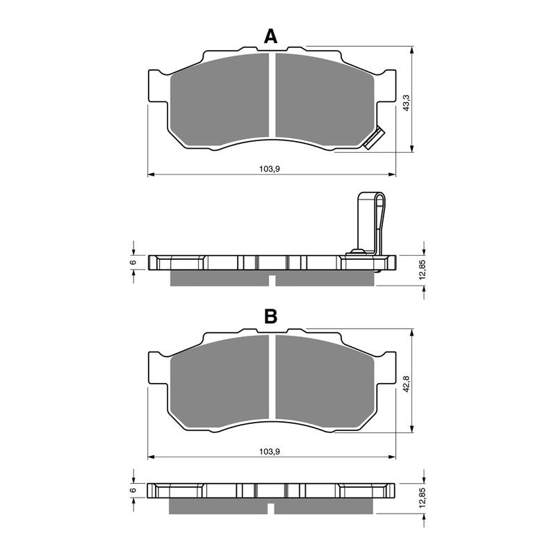 Load image into Gallery viewer, GOLDfren Brake Pads - K5 Off-Road Racing