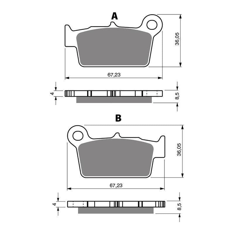 Load image into Gallery viewer, Brake Pads Goldfren GF346 - K5
