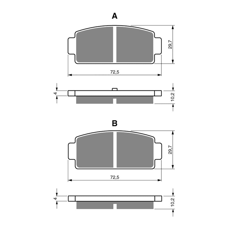 Load image into Gallery viewer, GOLDfren Brake Pads - K5 Off-Road Racing