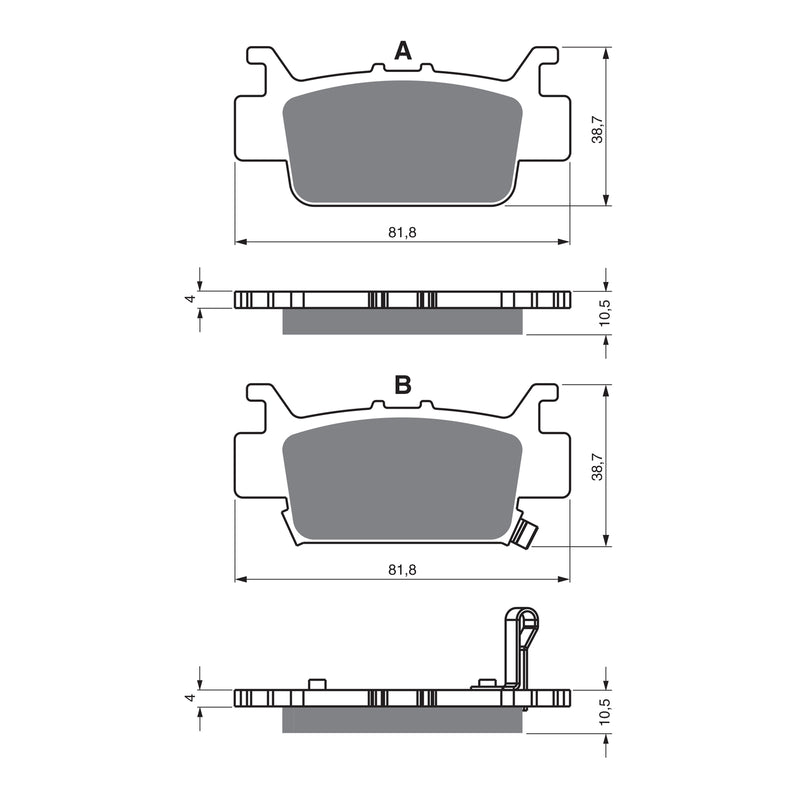 Load image into Gallery viewer, GOLDfren Brake Pads - K5 Off-Road Racing