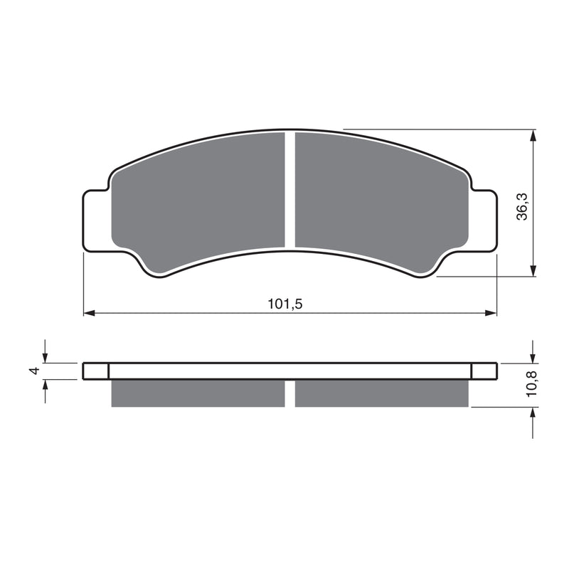 Load image into Gallery viewer, GOLDfren Brake Pads - K5 Off-Road Racing