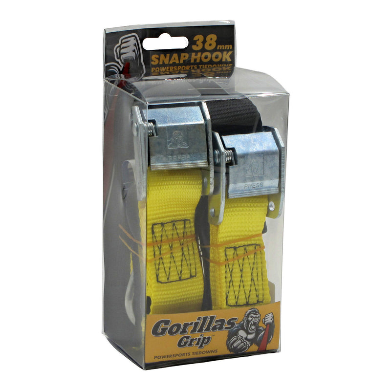 Load image into Gallery viewer, Gorillas Grip Tie Down 38mm S / HK Black / Yellow Loop