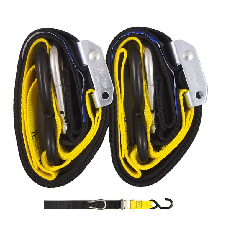 Load image into Gallery viewer, Gorillas Grip Tie Down 38mm S / HK Black / Yellow Loop